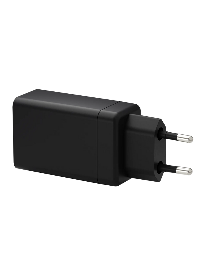re-charge - IT - EU Wall Charger - 2xUSB-C 65W + 1xUSB-A - Black Wall charger