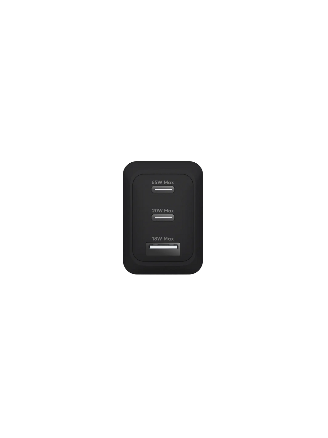re-charge - IT - EU Wall Charger - 2xUSB-C 65W + 1xUSB-A - Black Wall charger