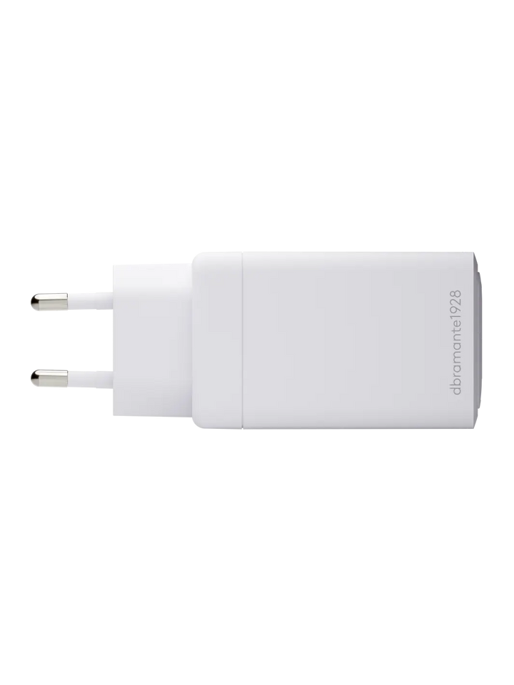 re-charge IT - EU-Wandladegerät - 2xUSB-C 65W + 1xUSB-A - Weiß