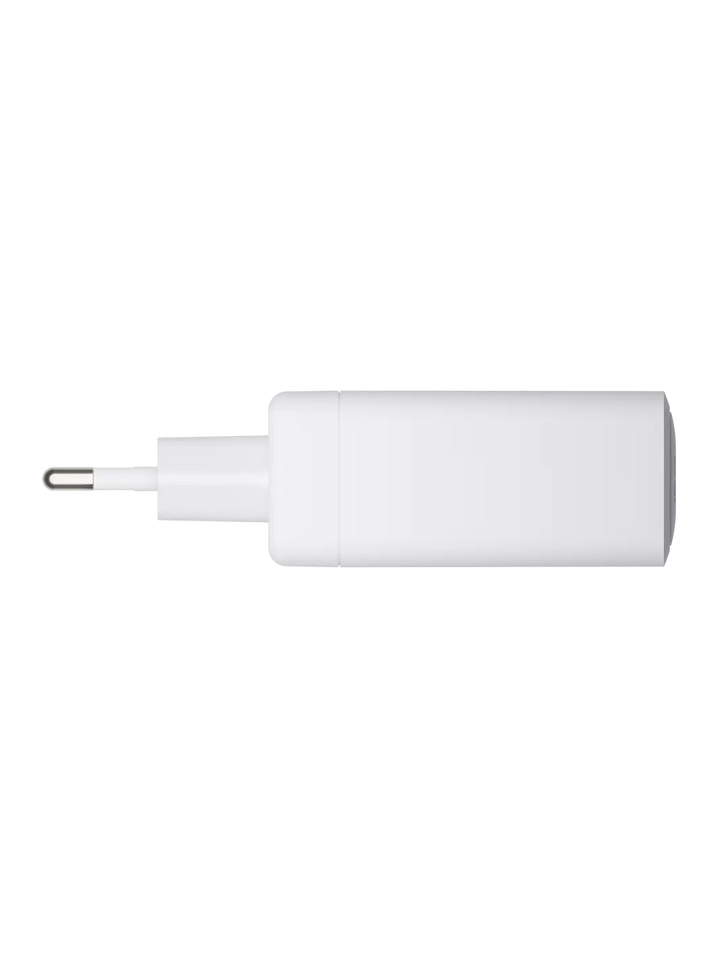 re-charge IT - EU-Wandladegerät - 2xUSB-C 65W + 1xUSB-A - Weiß