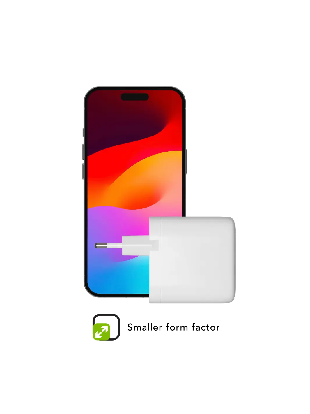 re-charge Pro - EU-Wandladegerät USB-C 65W - Weiß