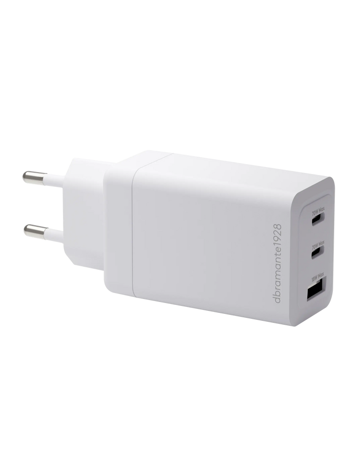 IT - Wall Charger - 2xUSB-C 70W + 1xUSB-A - WHT Wall charger