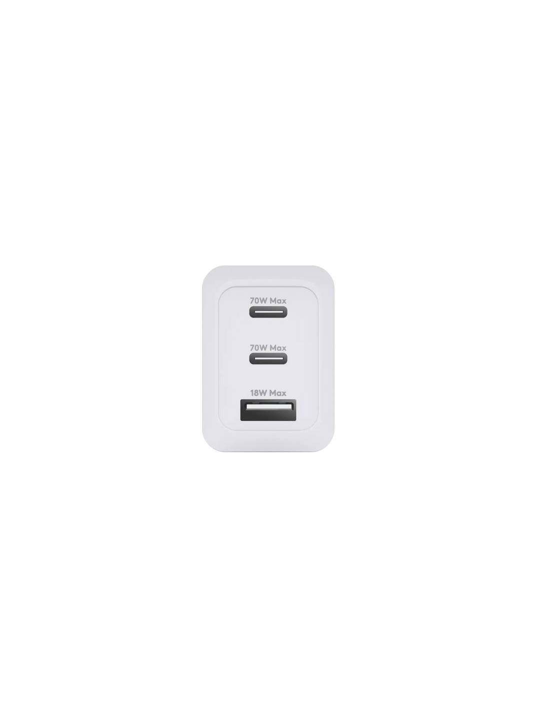 IT - Wall Charger - 2xUSB-C 70W + 1xUSB-A - WHT Wall charger