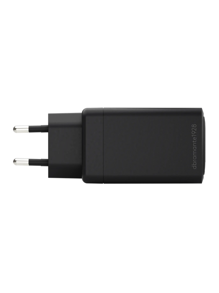 re-charge IT - Bundle - 70W EU Wandladegerät & 2m USB-C Kabel - Schwarz
