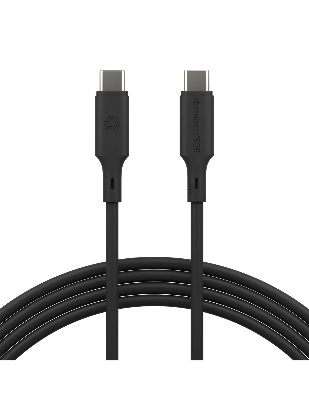 re-charge IT - Bundle - 70W EU Wandladegerät & 2m USB-C Kabel - Schwarz