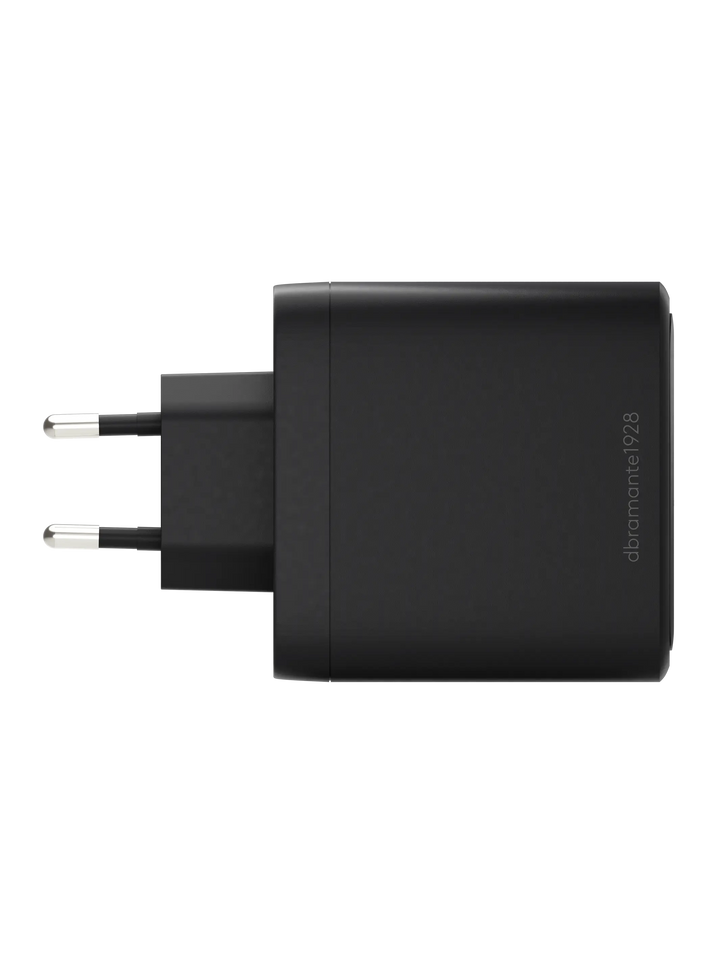 re-charge IT - Bundle - 100W EU Wandladegerät & 2m USB-C Kabel - Schwarz