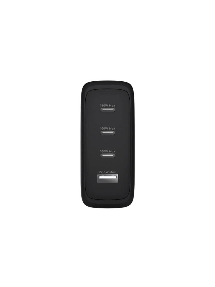 re-charge IT - Bundle - 140W EU Wandladegerät & 2m USB-C Kabel - Schwarz