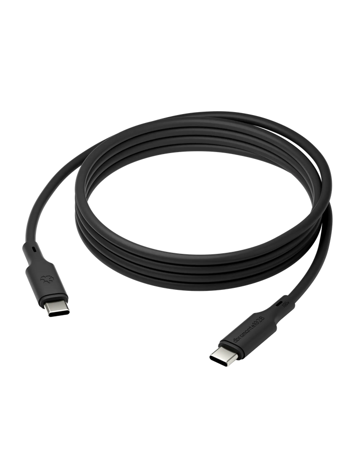 re-charge IT - Bundle - 140W EU Wandladegerät & 2m USB-C Kabel - Schwarz
