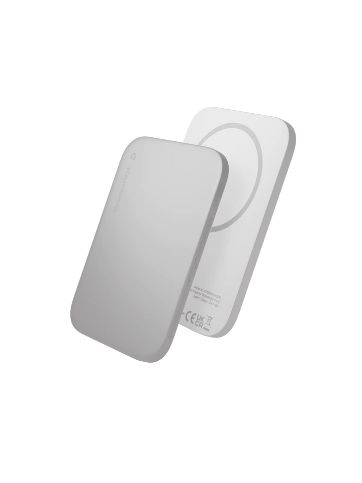 re-charge - Power Bank 3K WL Ultra Slim Qi1.3 - WHT Power Bank
