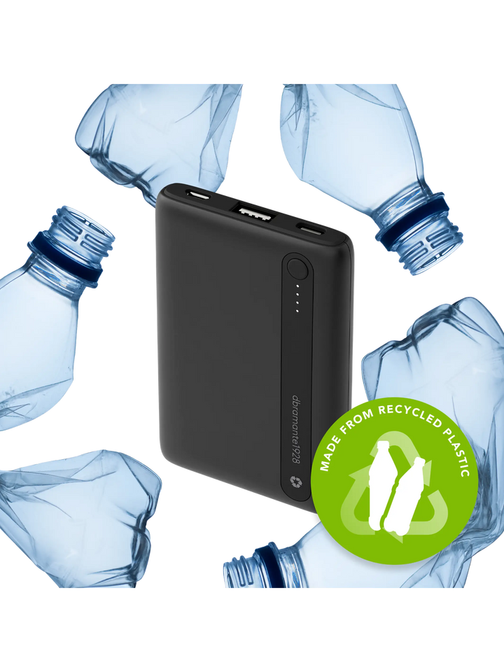 re-charge - Power Bank - 5.000mAh - Schwarz