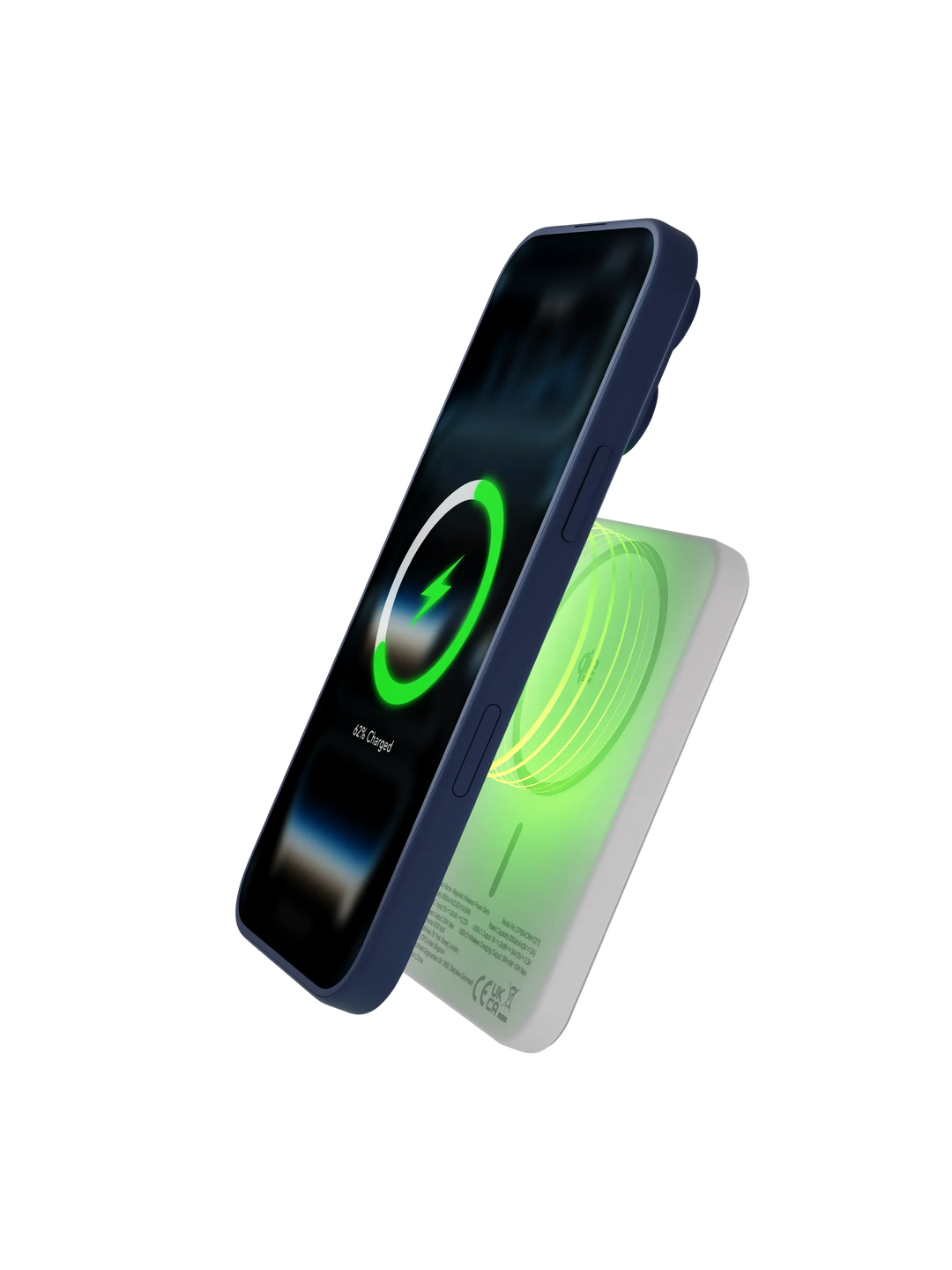 re-charge - Power Bank 5K Wireless Slim Qi2.2 25w - White Power Bank