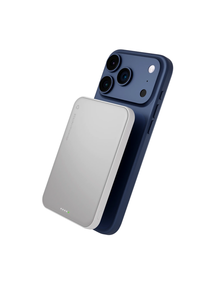 re-charge - Power Bank 5K Wireless Slim Qi2.2 25w - White Power Bank