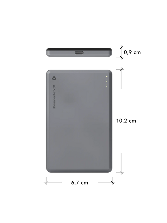 re-charge - Power Bank 5K Magsafe - Grey