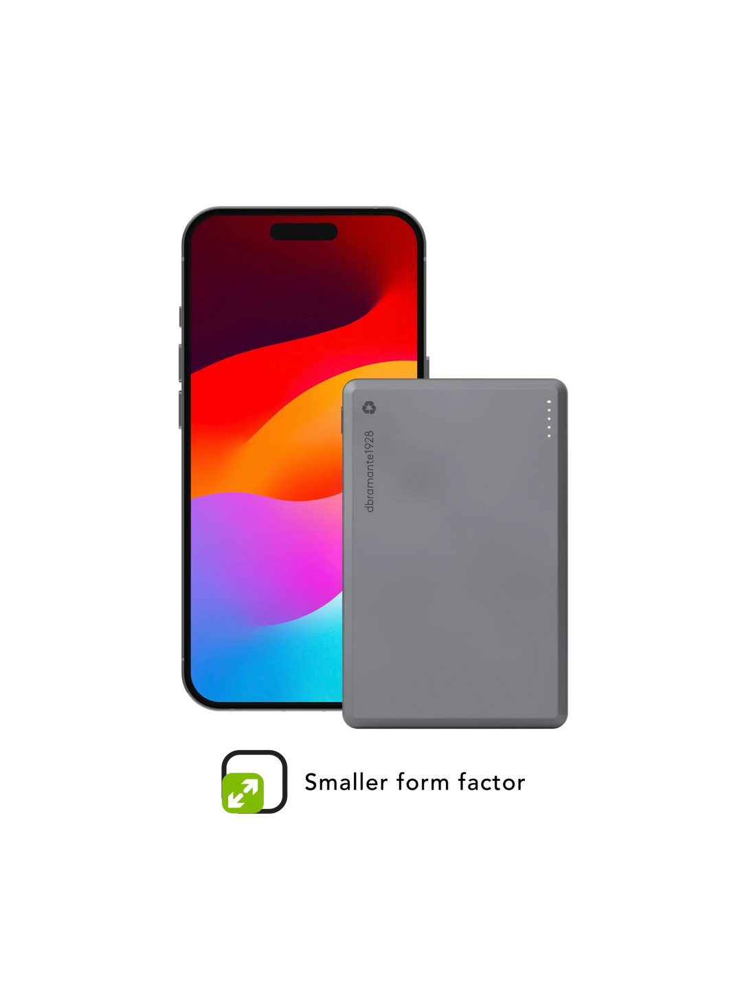 re-charge - Power Bank 5K Wireless - Grau