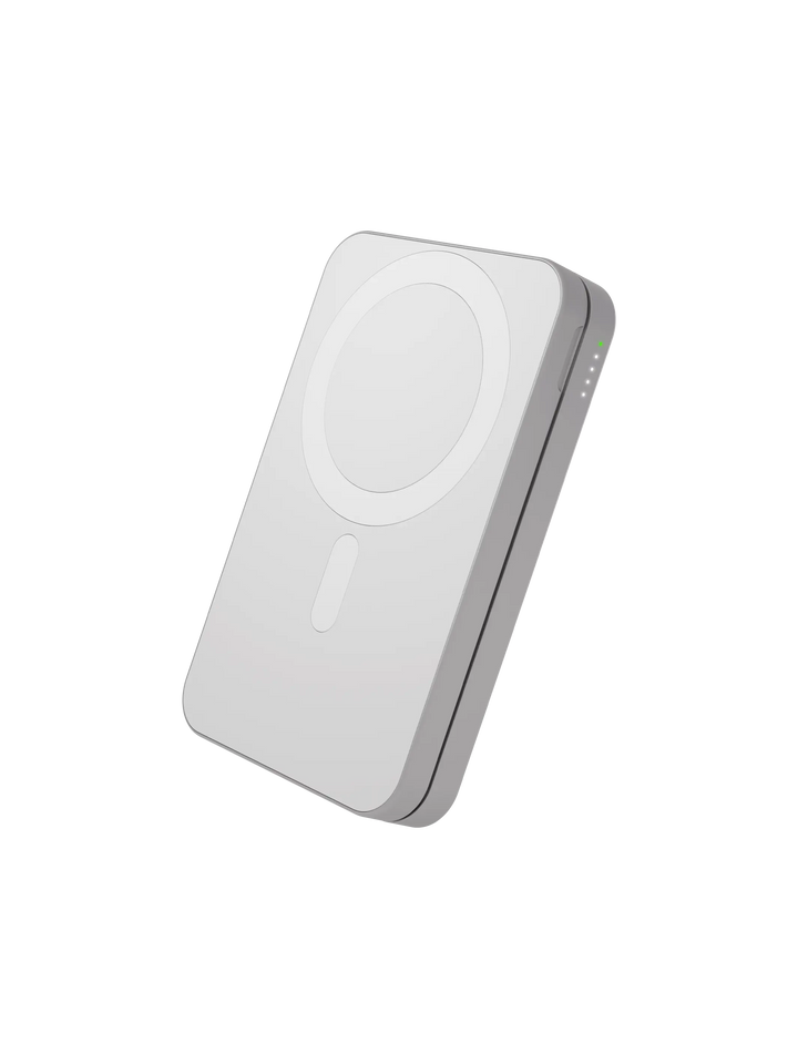 re-charge - Power Bank 8K Wireless - 3in1 - Qi1.3 - WHT Power Bank