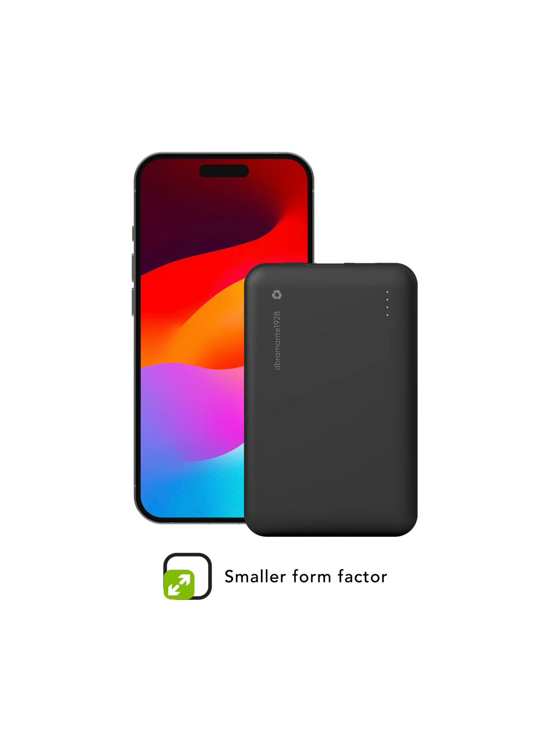 re-charge - Power Bank 10.000 mAh - Black Power Bank