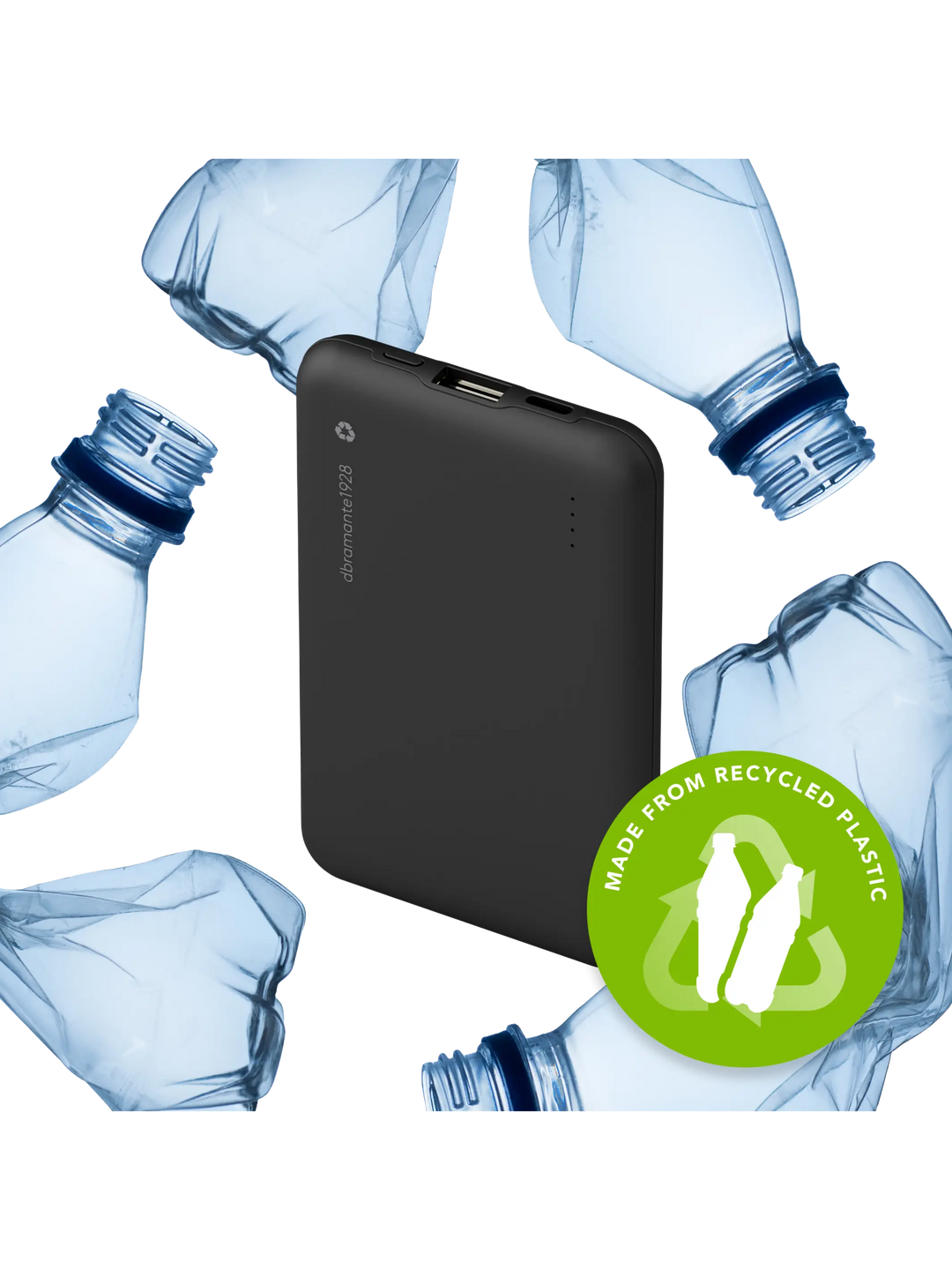 re-charge - Power Bank 10.000 mAh - Black Power Bank