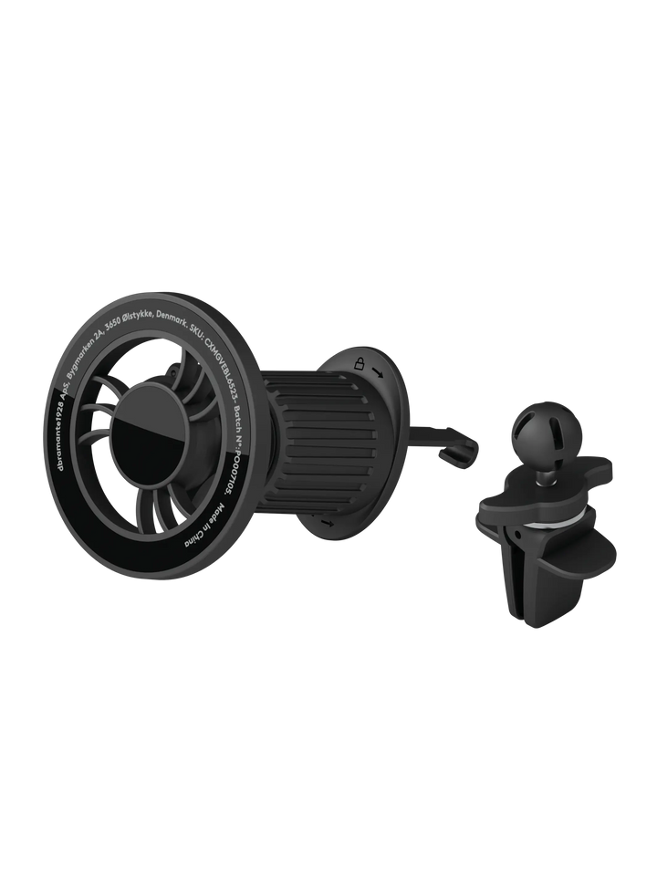 re-charge - Car Holder - Vent - magnetic - Black Power Adapters & Chargers