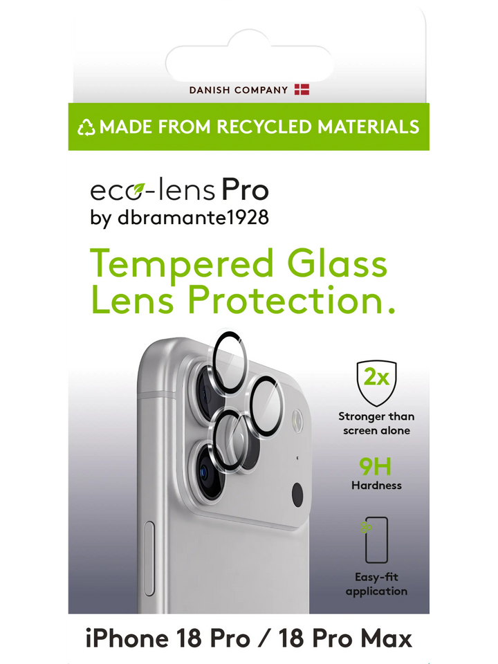 eco-lens Pro - iPhone 18 Pro/18 Pro Max - Clear