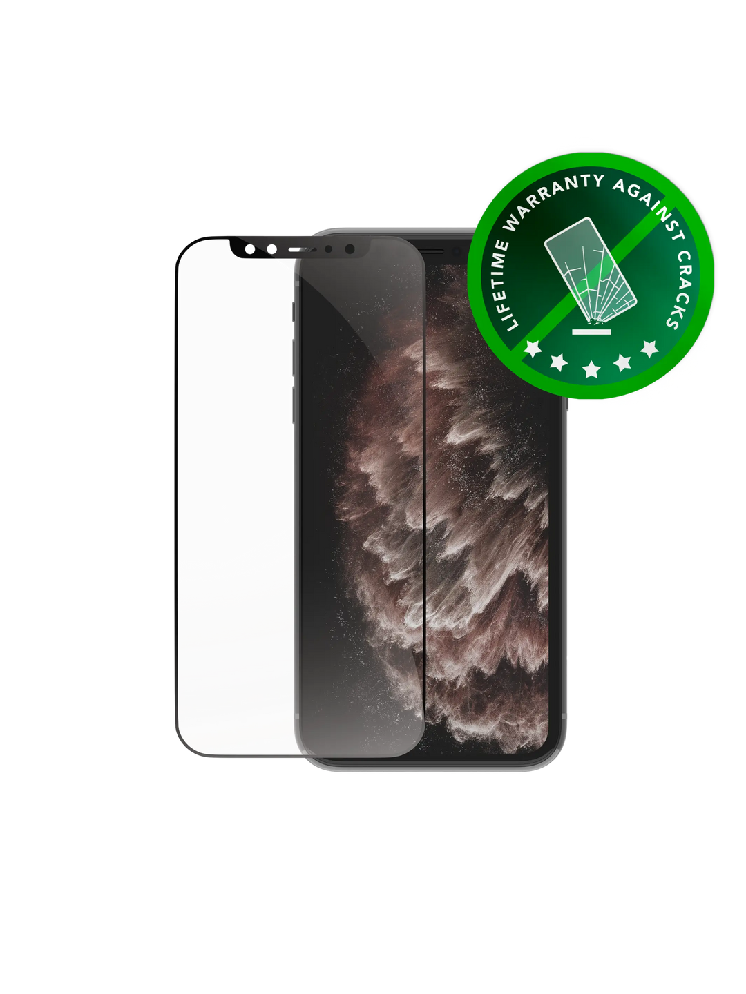 eco-shield - iPhone X/Xs/11 Pro - Black Edge Screen Protection