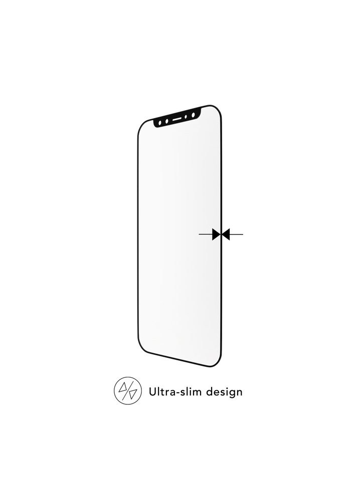 eco-shield - iPhone X/Xs/11 Pro - Black Edge Screen Protection