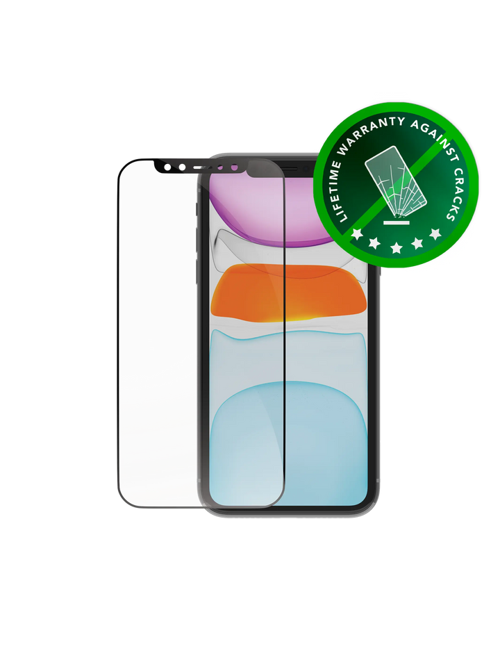 eco-shield - iPhone 11/XR - Schwarzer Rand