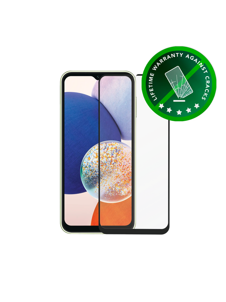 eco-shield - Galaxy A14 - Schwarzer Rand