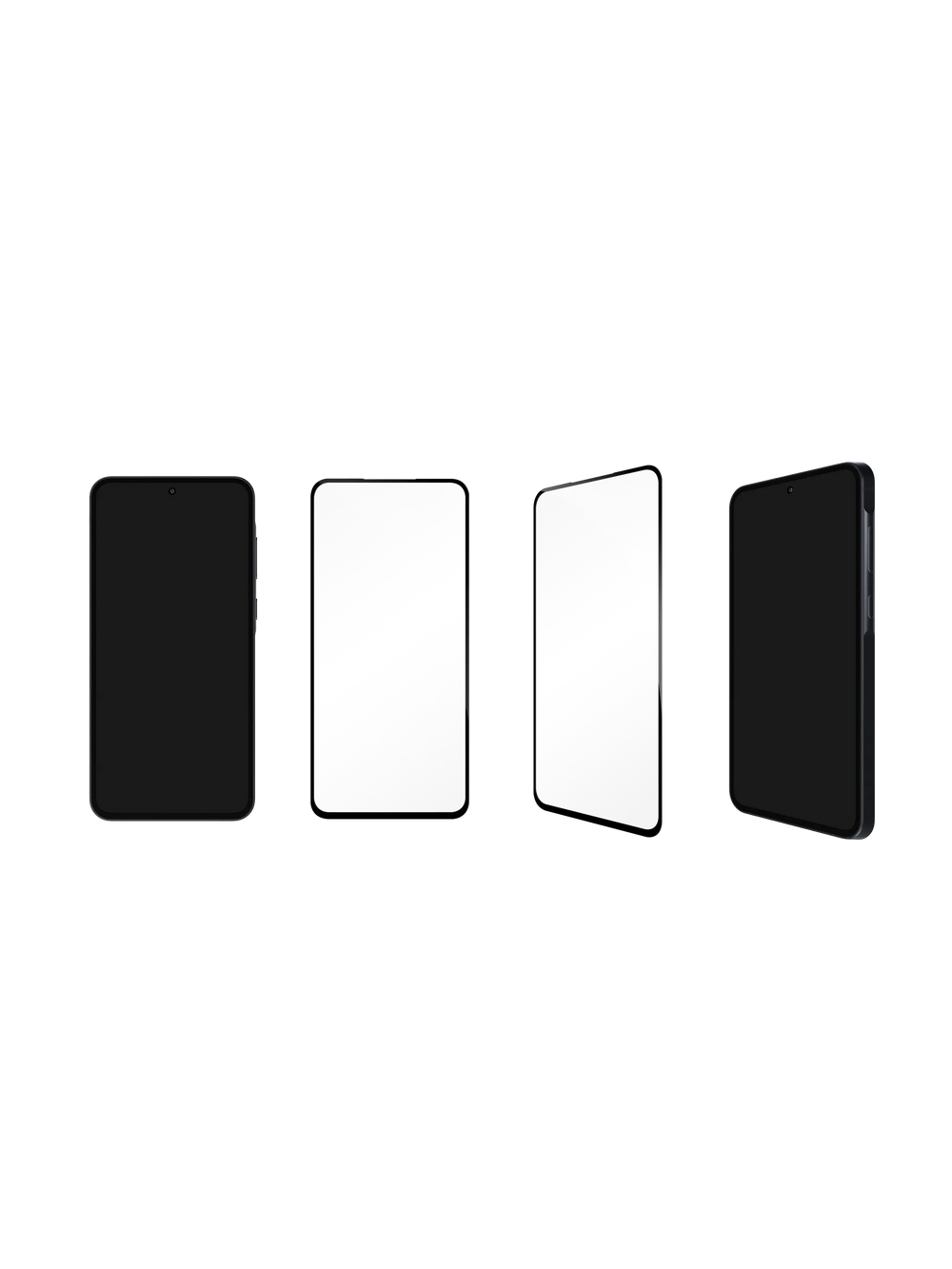 eco-shield - Galaxy A27 - Black Edge Screen Protection
