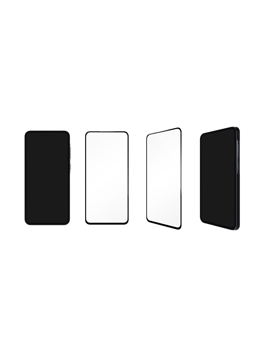 eco-shield - Galaxy A27 - Black Edge Screen Protection