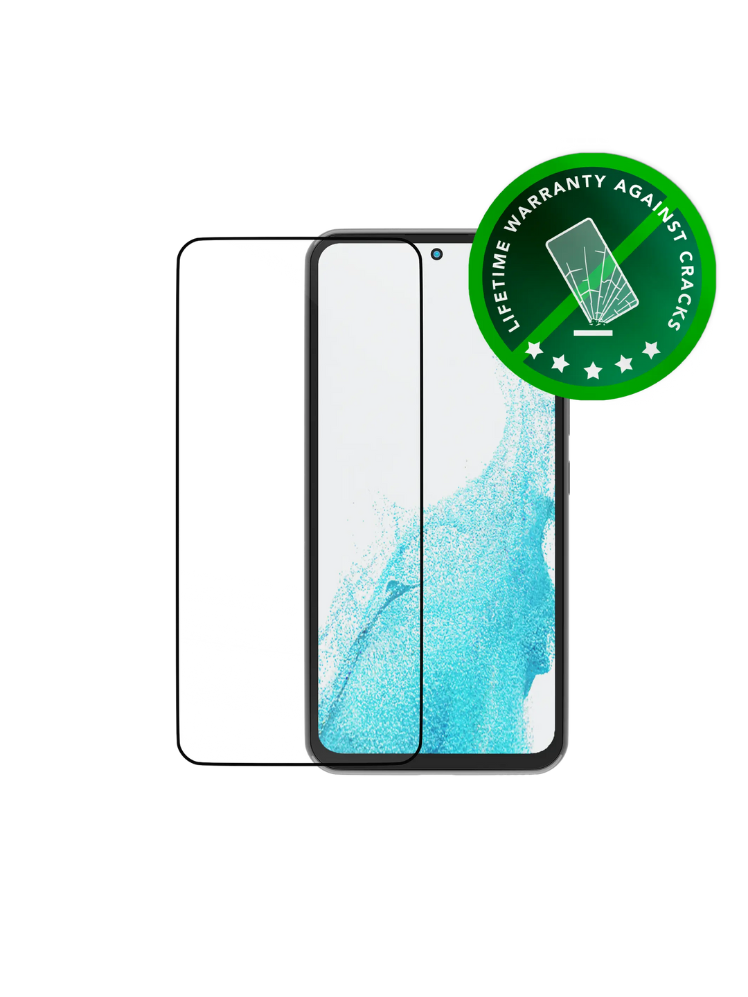 eco-shield - Galaxy A54 - Black Edge Screen Protection