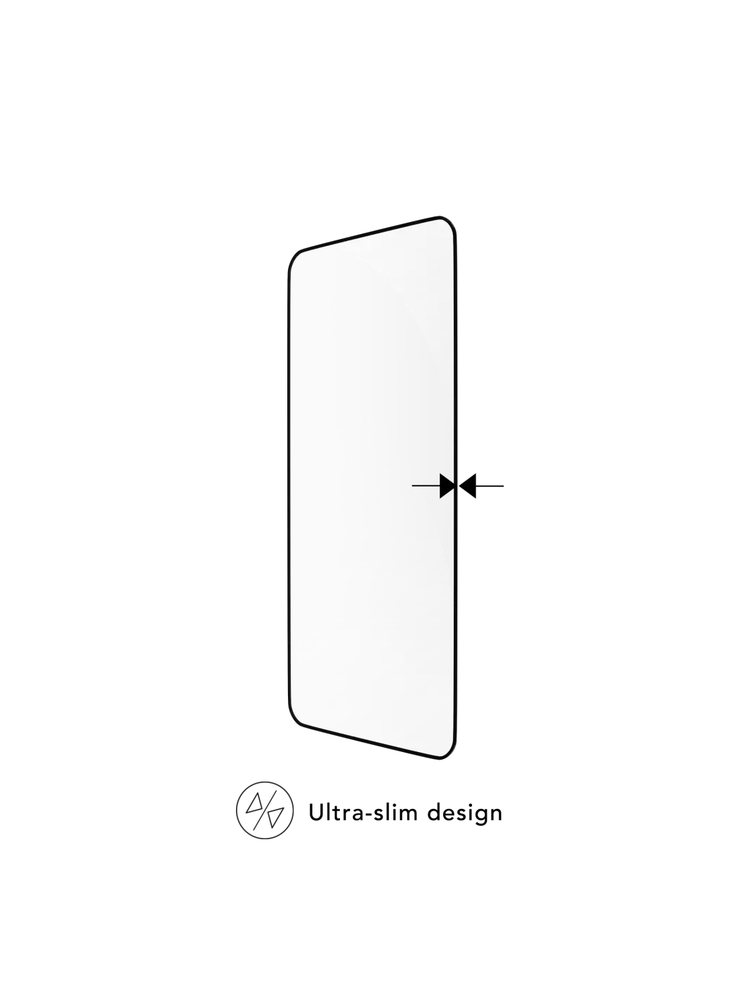 eco-shield - Galaxy A54  - Black Edge