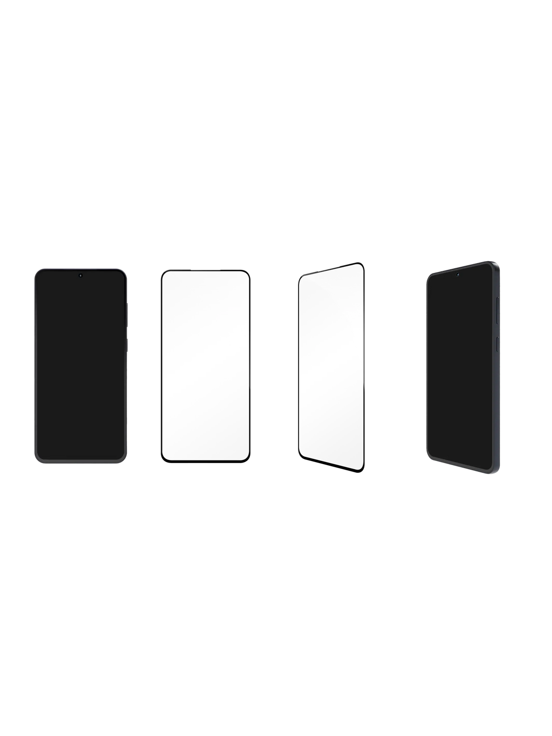 eco-shield - Galaxy A57 - Black Edge Screen Protection