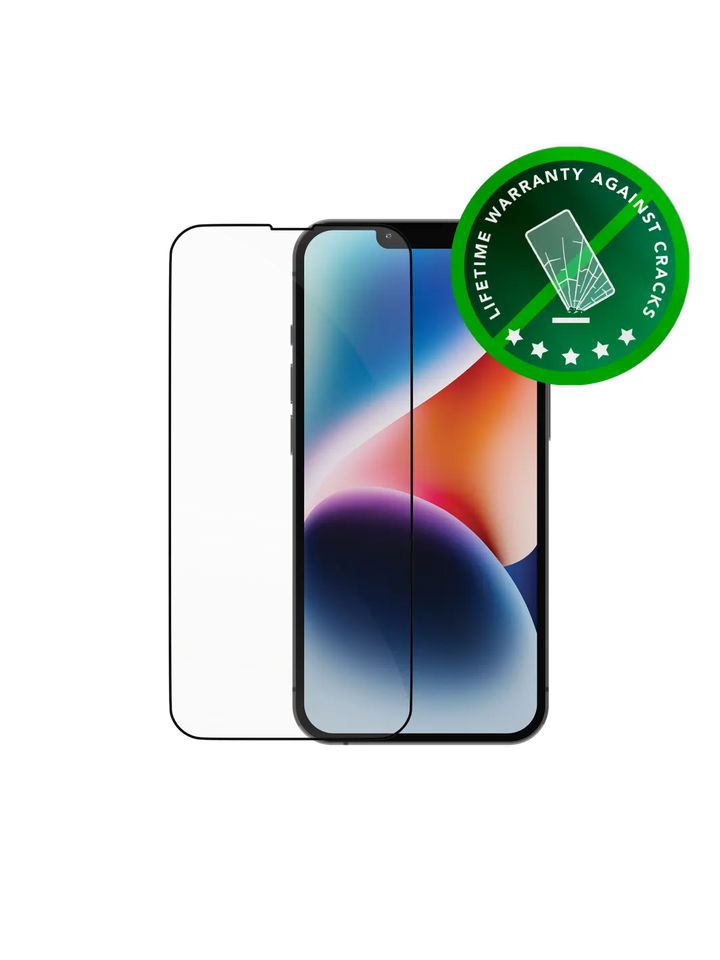 eco-shield - iPhone 16e/14/13/13 Pro - Black Edge