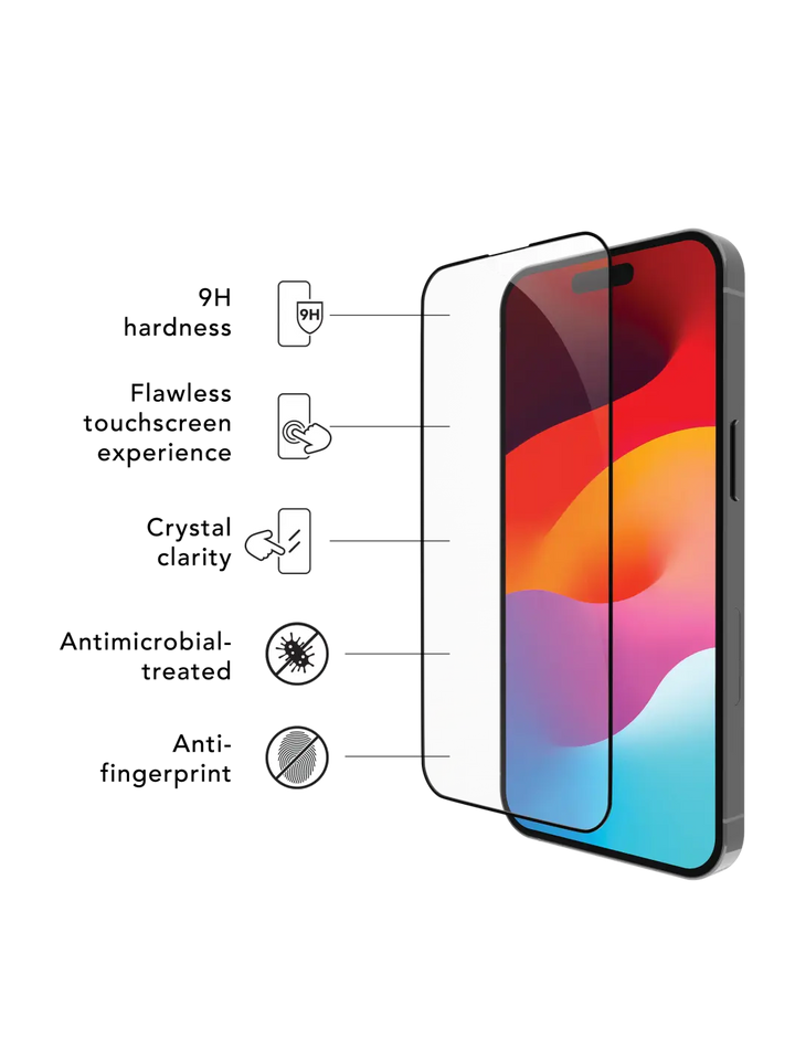 eco-shield - iPhone 15 - Sort kant