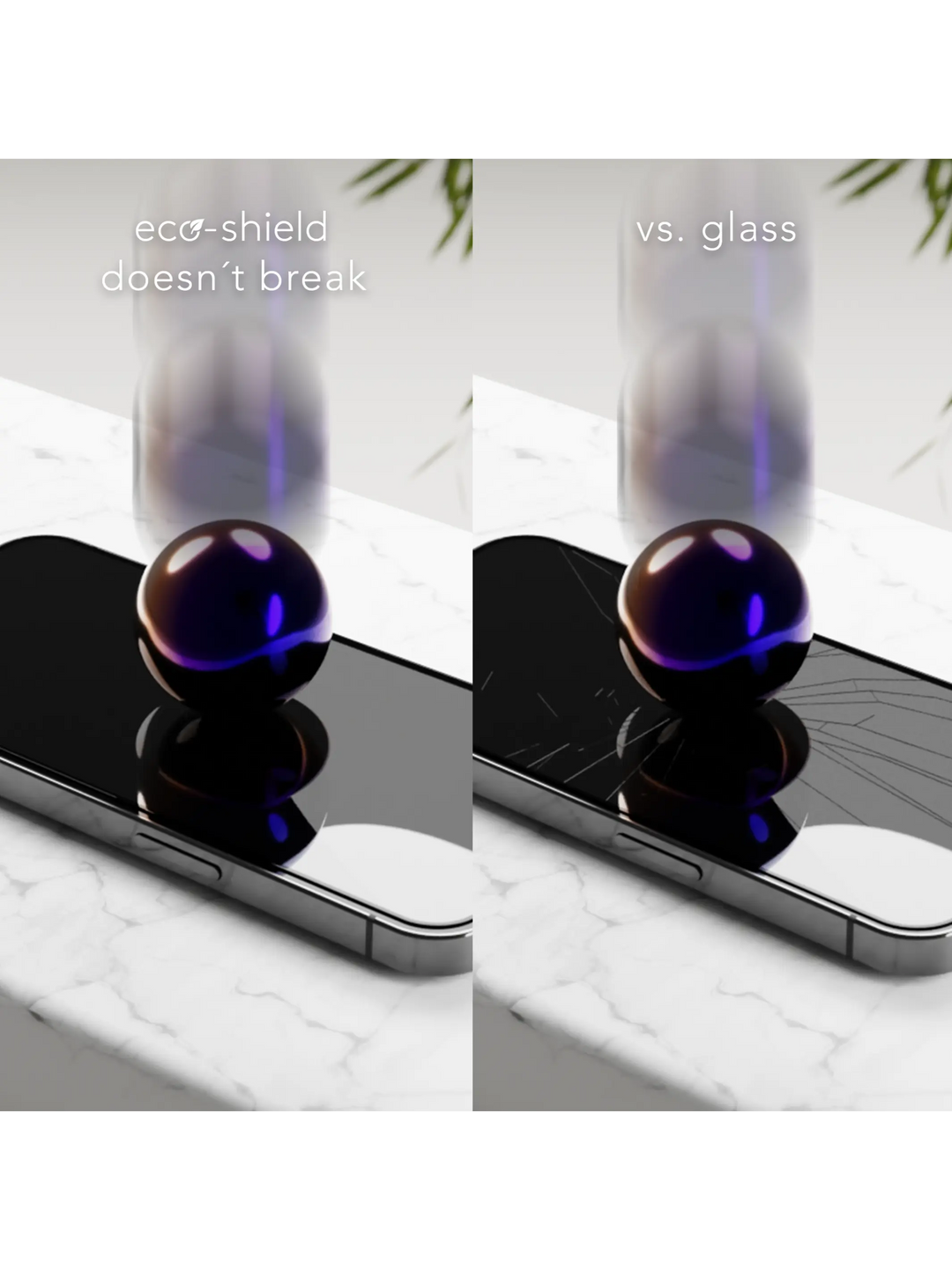 eco-shield - iPhone 17e/16e/14/13/13 Pro - Privacy Screen Protection