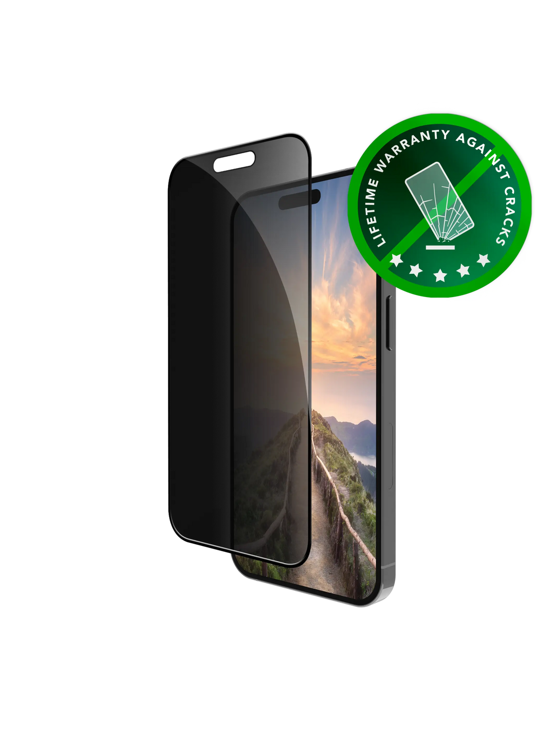 eco-shield - iPhone 16/15 - Privacy Screen Protection