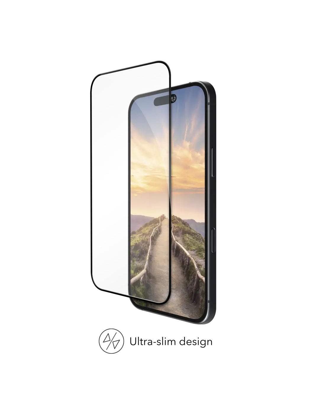 eco-shield - iPhone 17 Pro - Black Edge Screen Protection