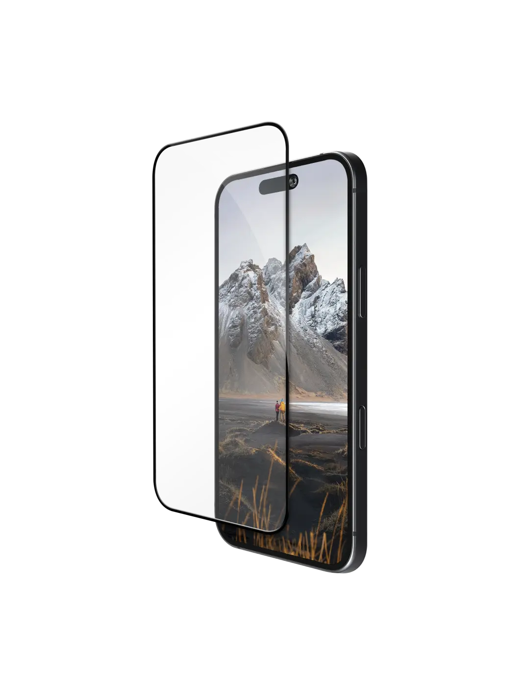 eco-shield D3O - iPhone 17 / 16 Pro - Black Edge Screen Protection