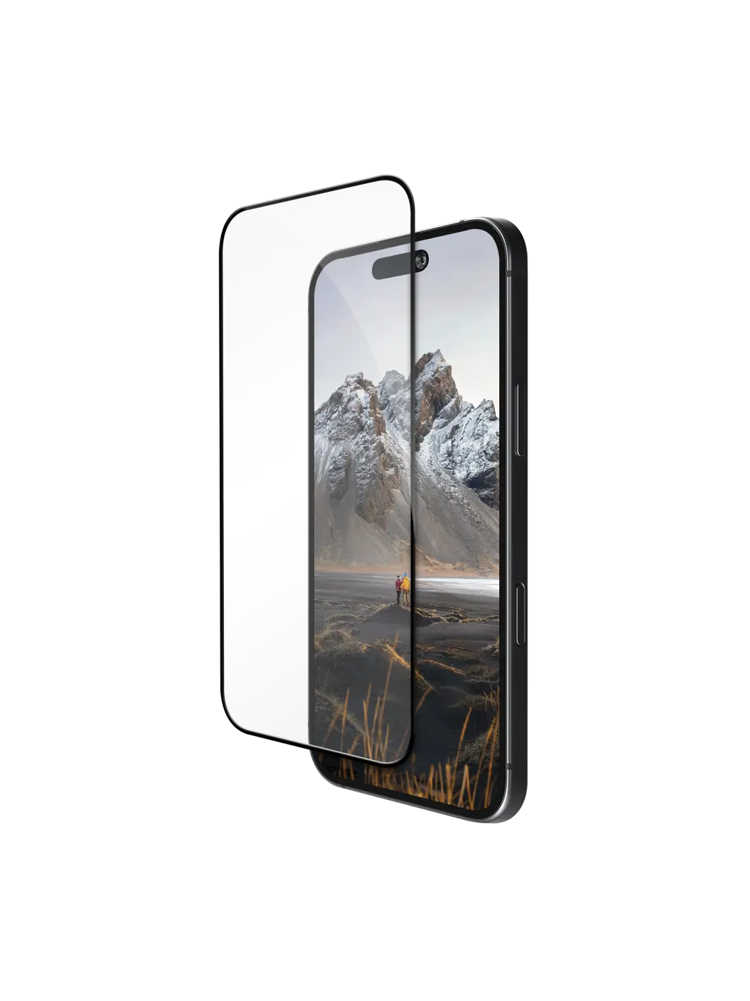 eco-shield D3O - iPhone 17 Pro - Black Edge Screen Protection