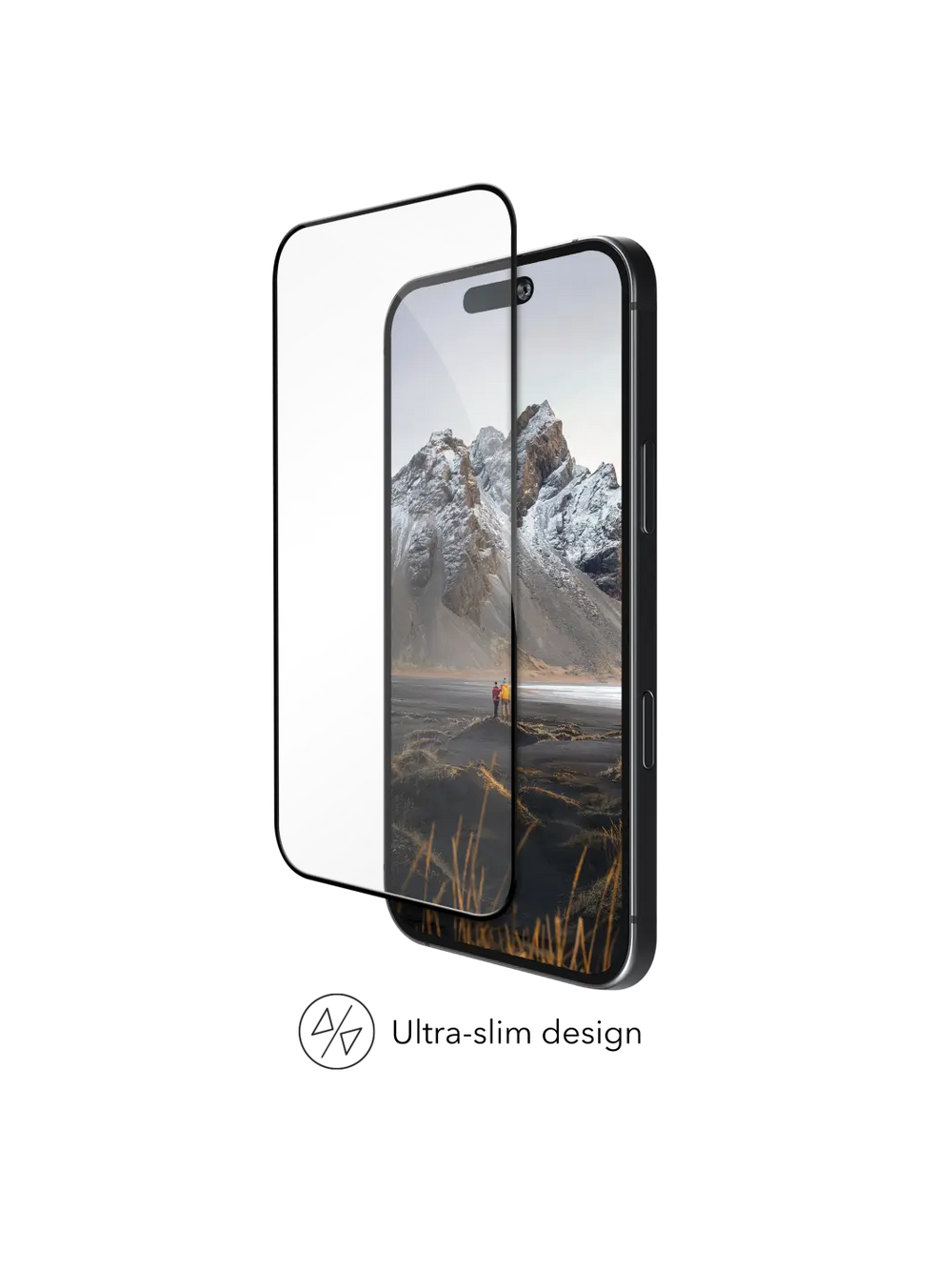 eco-shield D3O - iPhone 17 Pro Max - Black Edge Screen Protection