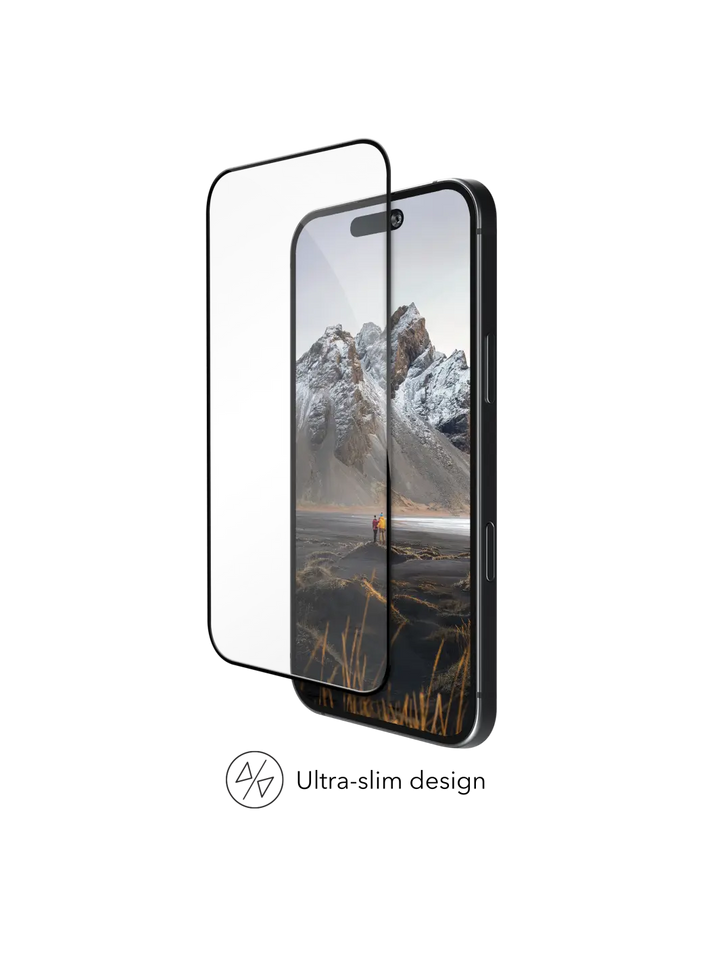eco-shield D3O - iPhone 17 Pro Max - Black Edge Screen Protection