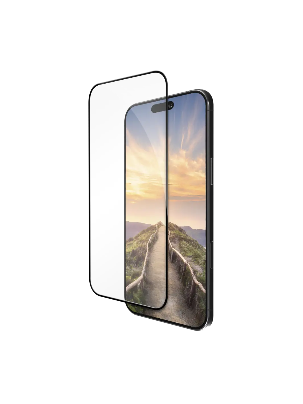 eco-shield - iPhone Air - Black Edge Screen Protection