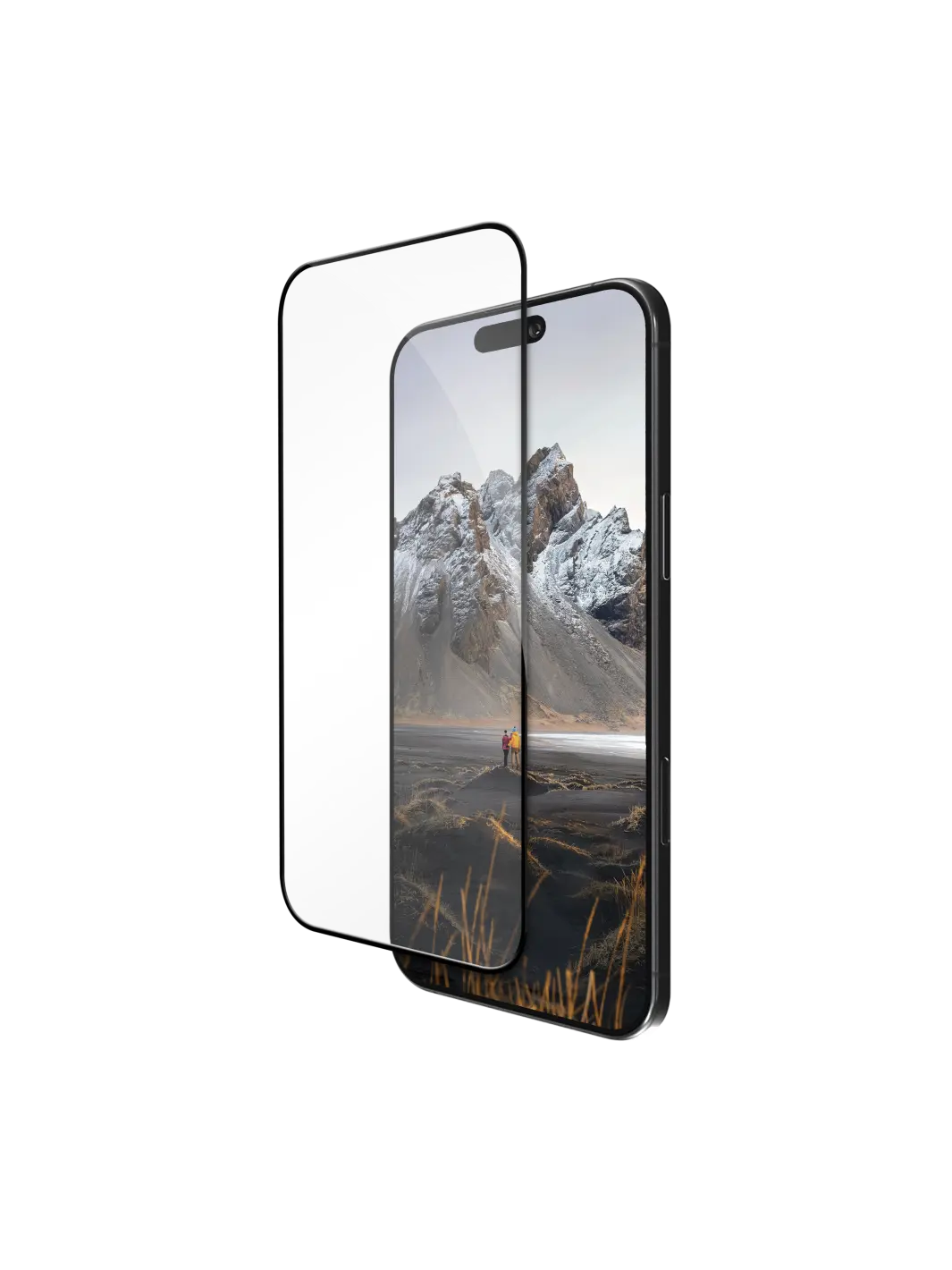 eco-shield D3O - iPhone Air - Black Edge Screen Protection