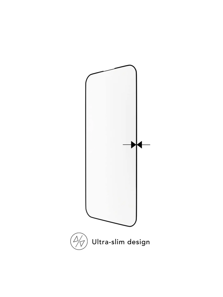 eco-shield - iPhone 15 - Black edge Screen Protection