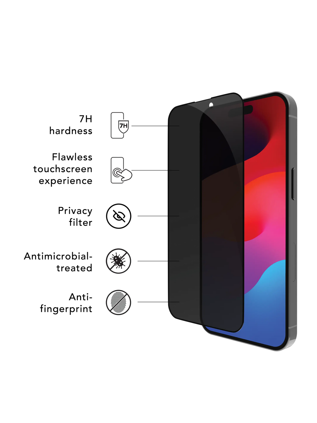 eco-shield - iPhone 15 Pro Max - Privacy