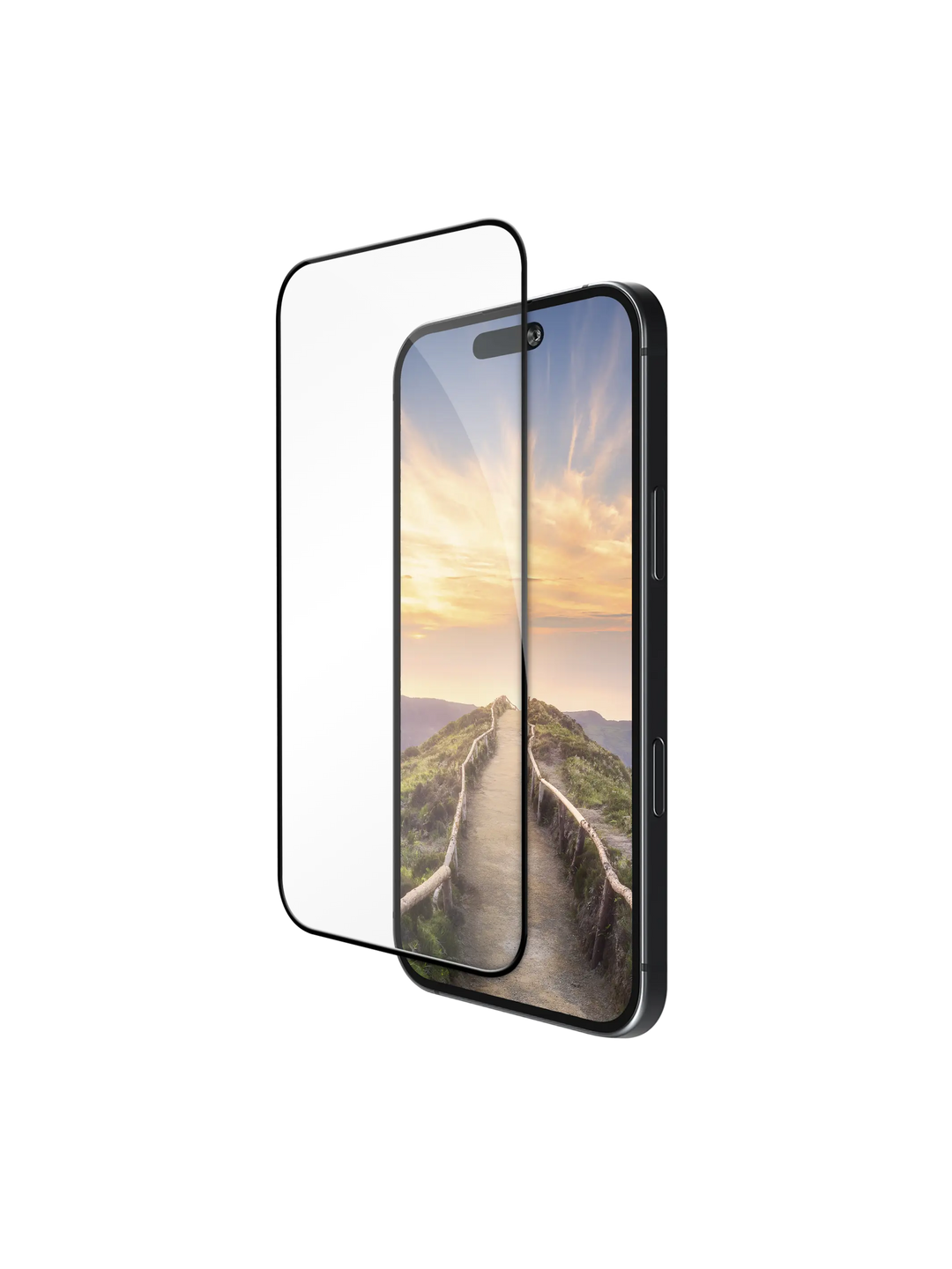 eco-shield - iPhone 17 Pro Max - Black Edge Screen Protection