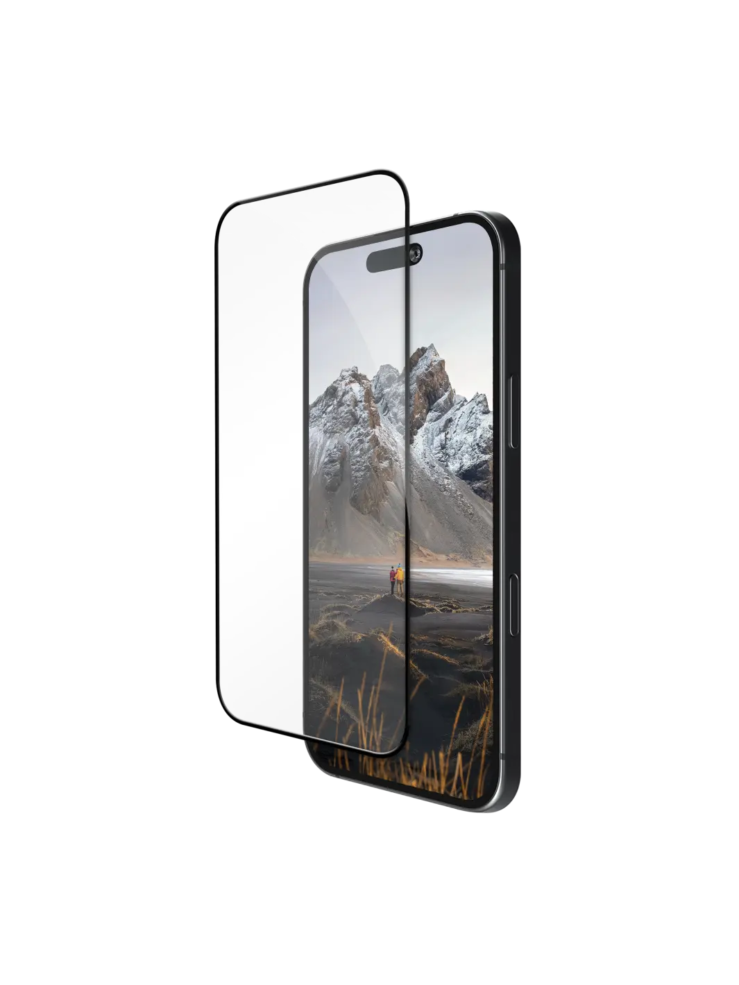 eco-shield D3O - iPhone 17 Pro Max - Black Edge Screen Protection