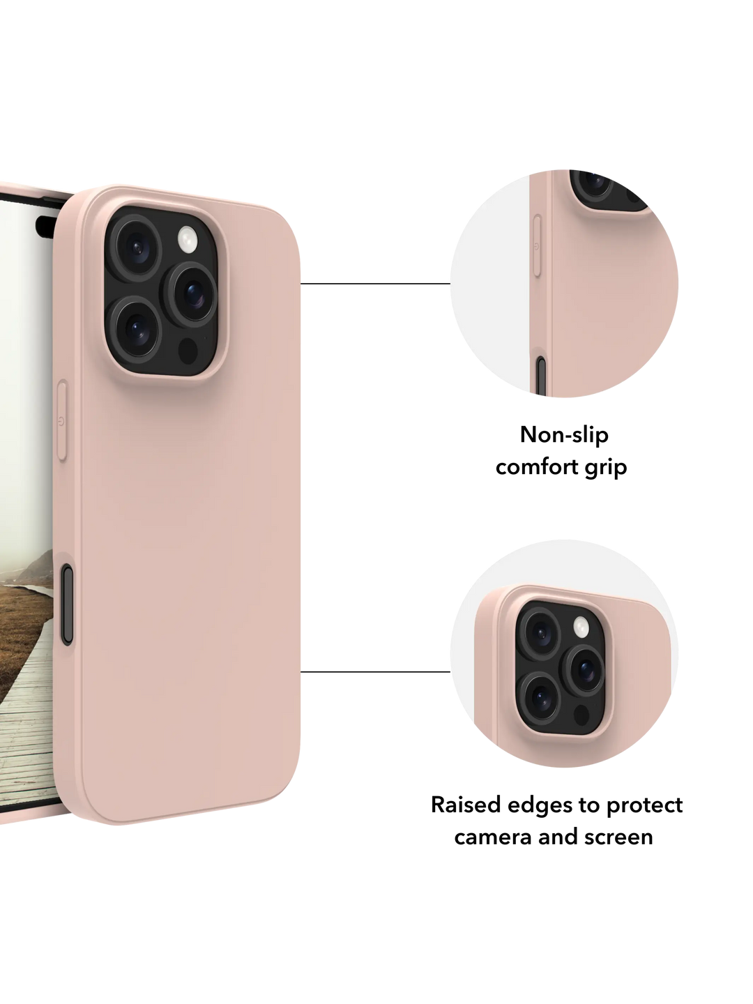 Greenland - iPhone 16 Plus - Pink Sand Phone Case