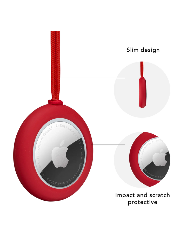 Greenland - AirTag Strap - Candy Apple Red AirTag accessories