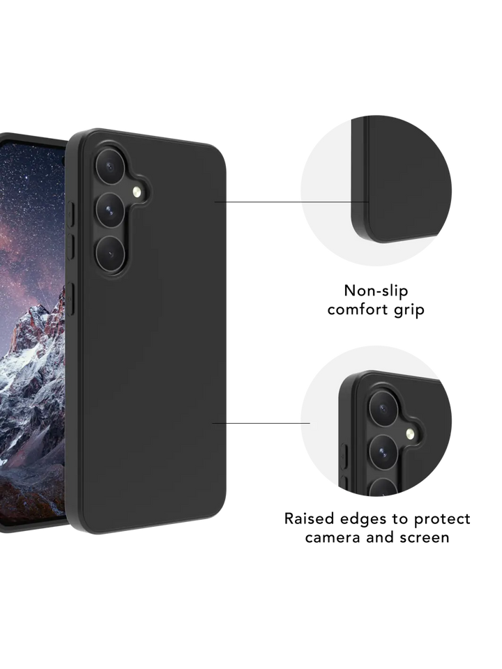 Greenland Night Black Galaxy S23 FE Phone Cases